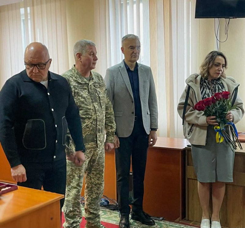 Вручення нагород родинам загиблих Захисників