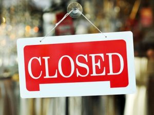 закрилися або припинили роботу