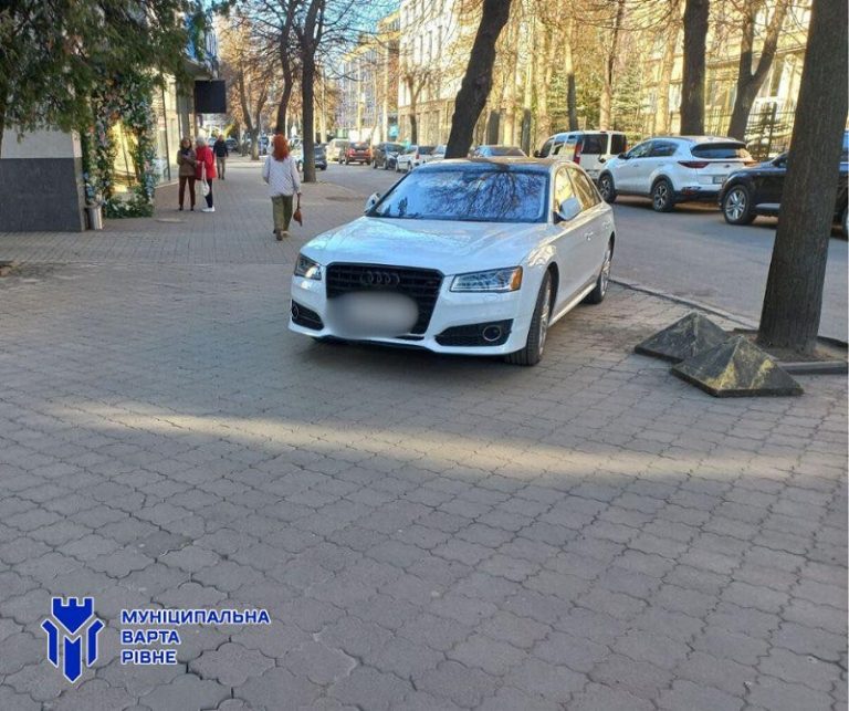 Понад 1100 штрафів за тиждень: у Рівному фіксують системні порушення правил паркування