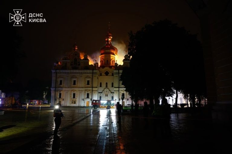 пожежа в Києво-Печерській лаврі