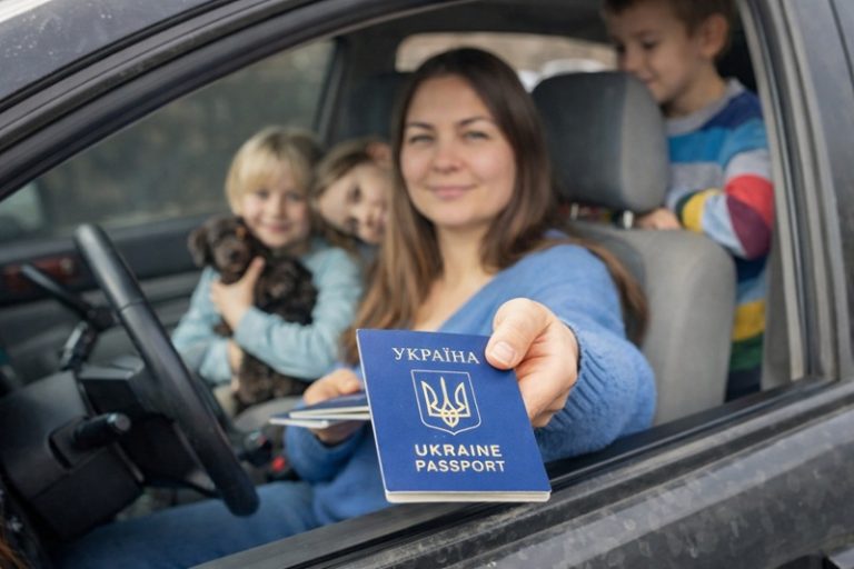 кордон з Польщею, виїзд за кордон з дитиною