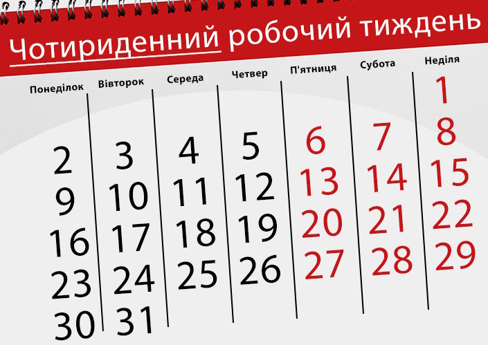 4-денний робочий тиждень