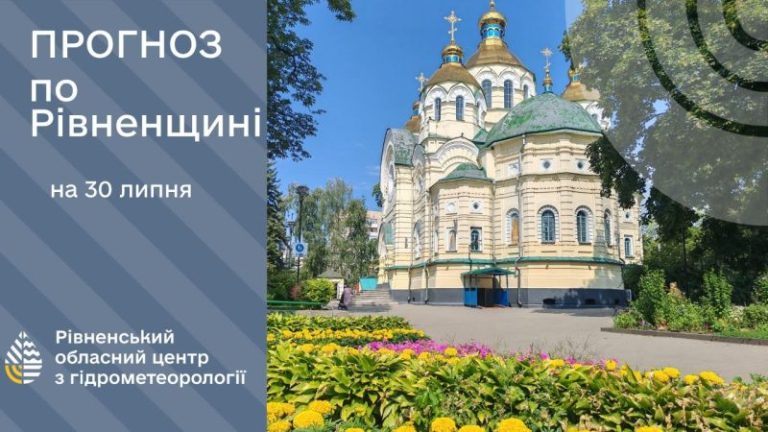 Погода 30 липня