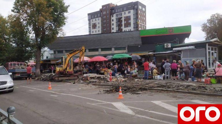 Біля ринку «Сагайдачний» у Рівному з’являться нові паркомісця замість кіосків