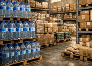 запаси продуктів та води у Києві